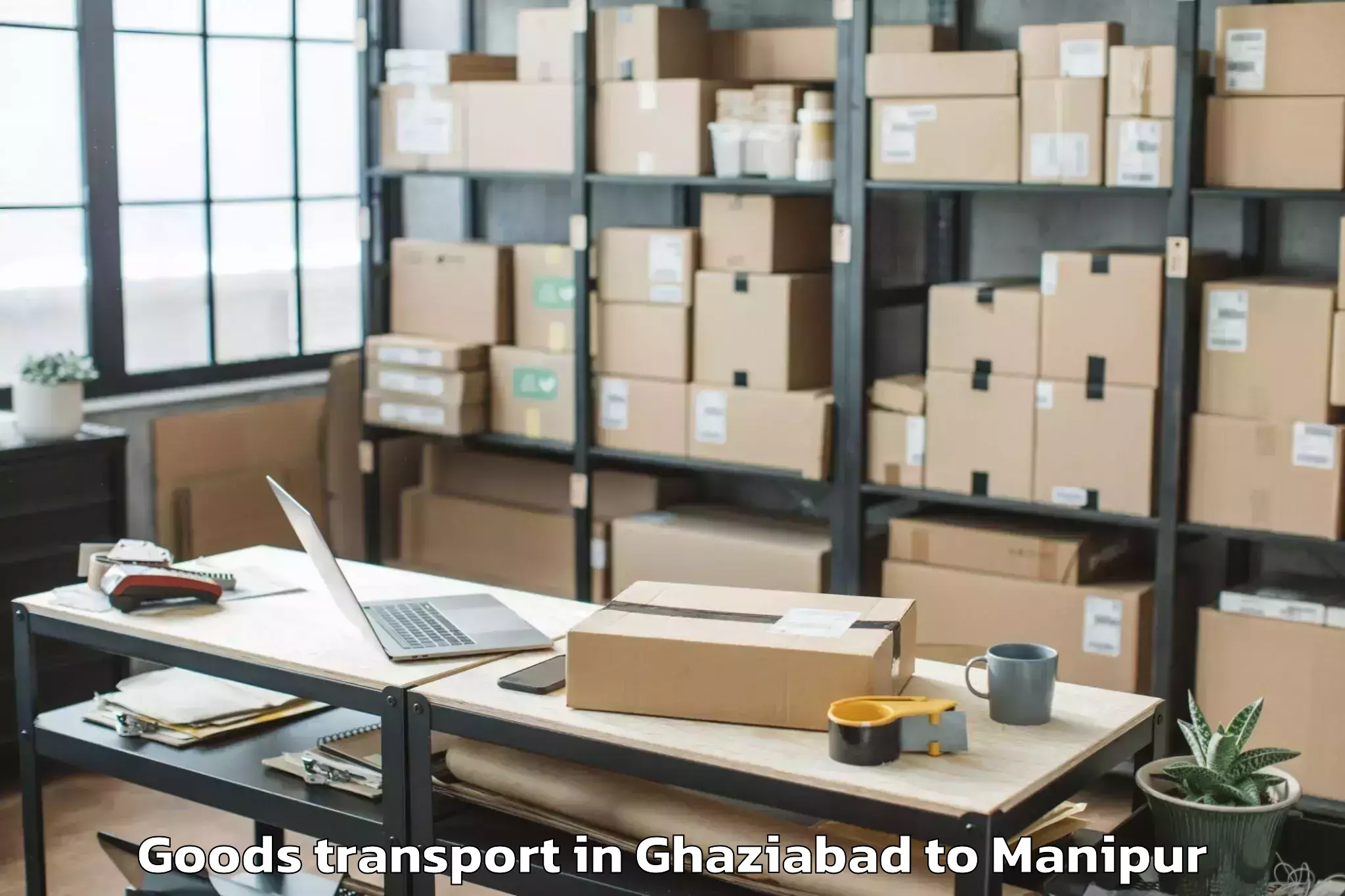 Book Your Ghaziabad to Churachandpur Goods Transport Today